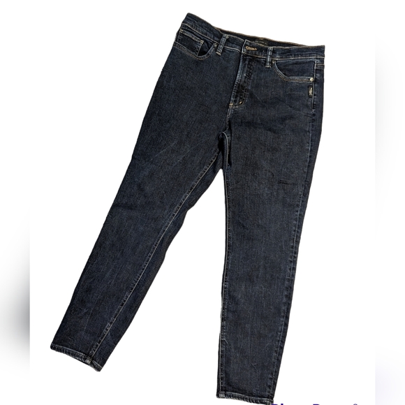 Silver Jeans Calley High Rise Skinny Leg Womens 30x27 Blue Denim Stretch - Picture 2 of 4